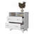 Portobelo Two Drawer Dresser, Two Shelves, Top, Four Legs-2093015762