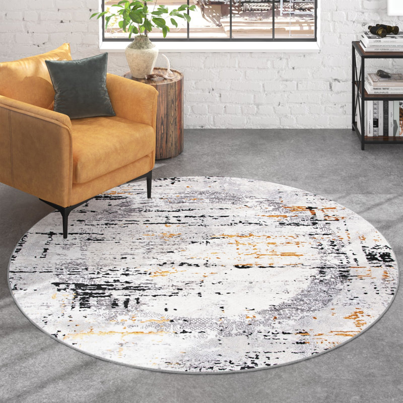 Acosta Indoor Rug, Round 8'