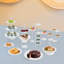Ensemble de 12 présentoirs à desserts ronds-101986864