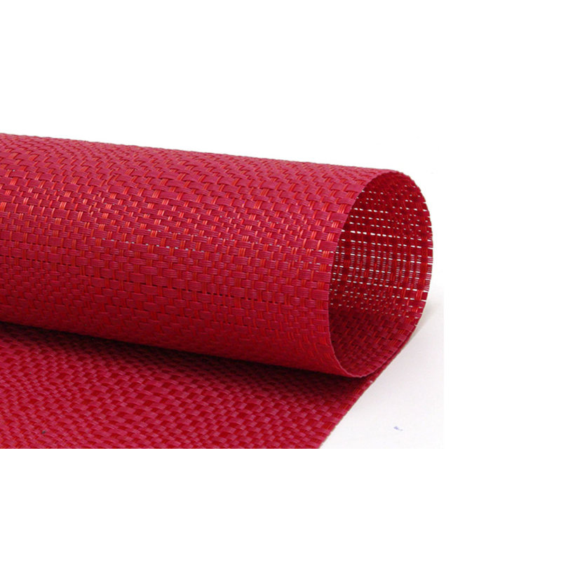 Ensemble de napperons en vinyle Metroweave®, Rouge