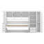 Lit escamotable multifonctionnel avec garde-robe, bureau et armoire-834933861