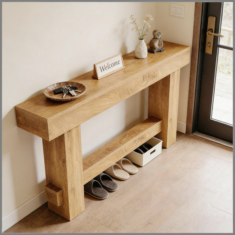 Table de couloir de style moderne, table de canapé, table de couloir, console