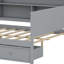 Daybed With 3 Drawers,USB Ports And Desk-536035915