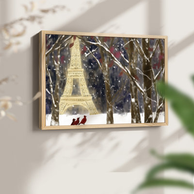 Chirstmas Art-DCXLIX -Framed Print - Restickable