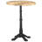 Adre Round Solid Wood Top Metal Base Dining Table