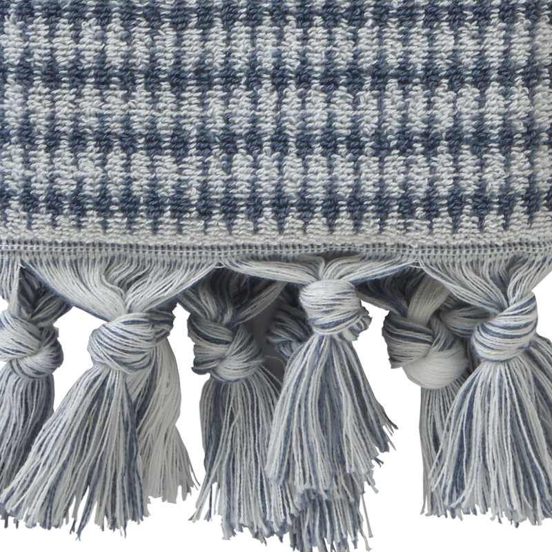 Reign Cotton Plush Hand Towel, Denim Blue