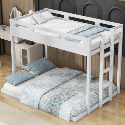 Twin Over Full Bunk Bed With Built-In Ladder -  Harriet Bee, CF3F840E40E74B229BD3759745FA1305