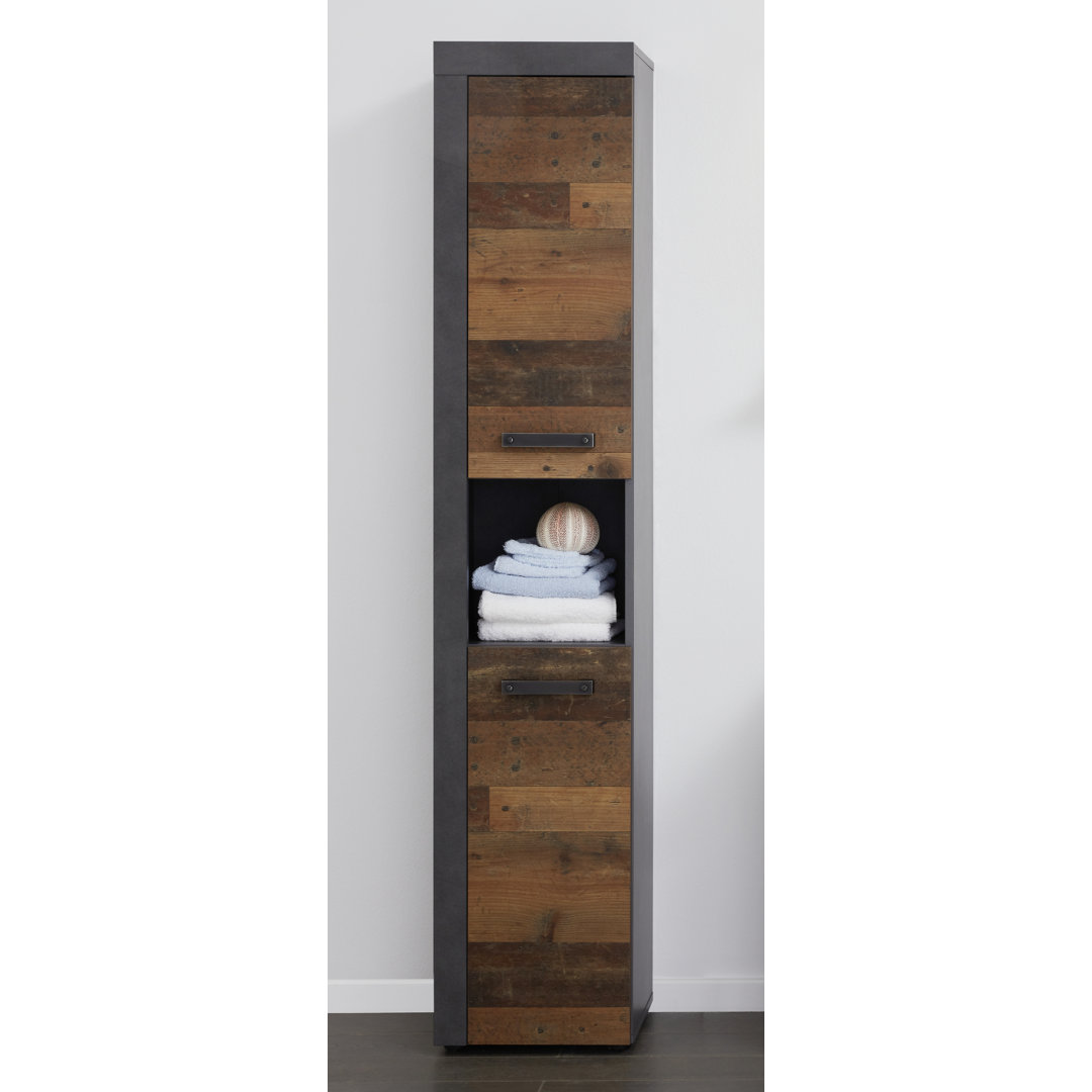 36 x 184 cm Badschrank Taki