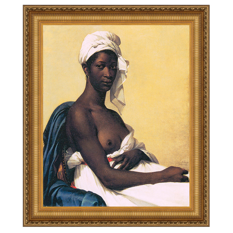 Portrait de madame, 1800, reproduction d'art sur toile, H 17,25 po x l 15,25 po x P 1,875 po