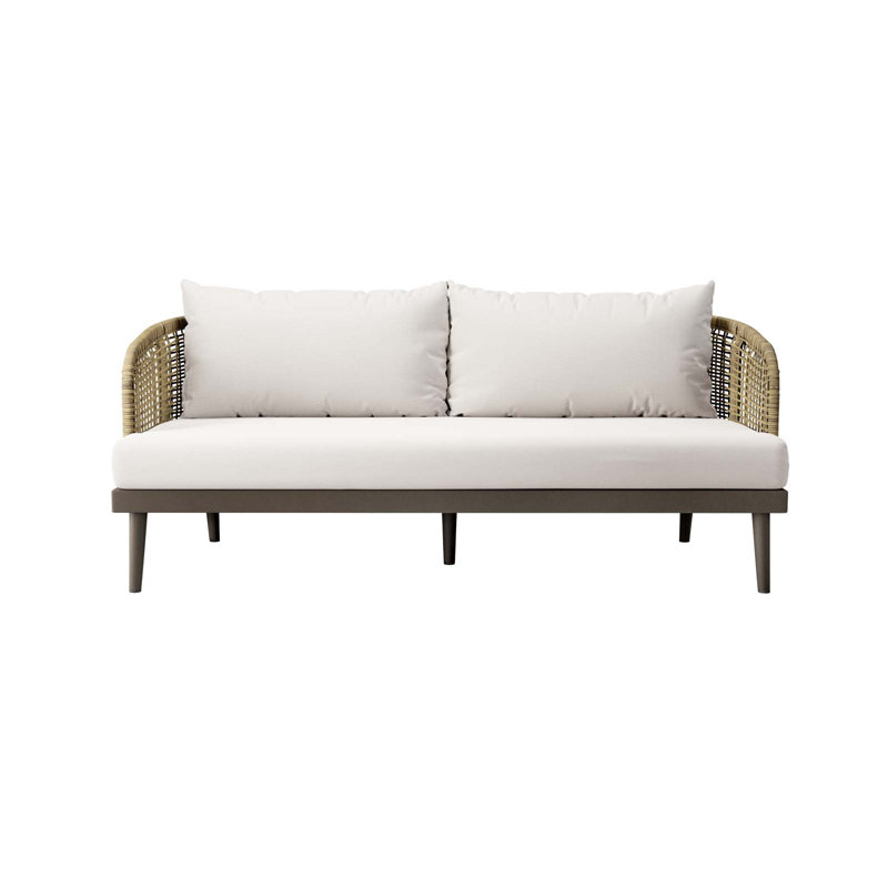 Canapé d'extérieur Modway Meadow, Blanc