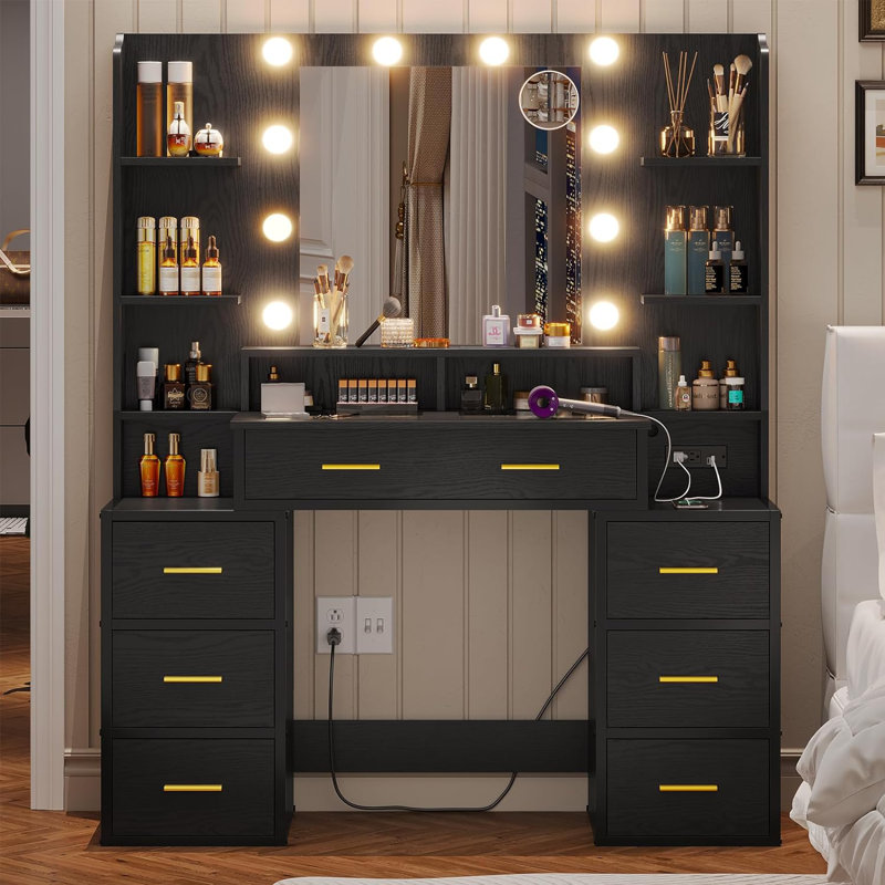 Brooklet Vanity, Black