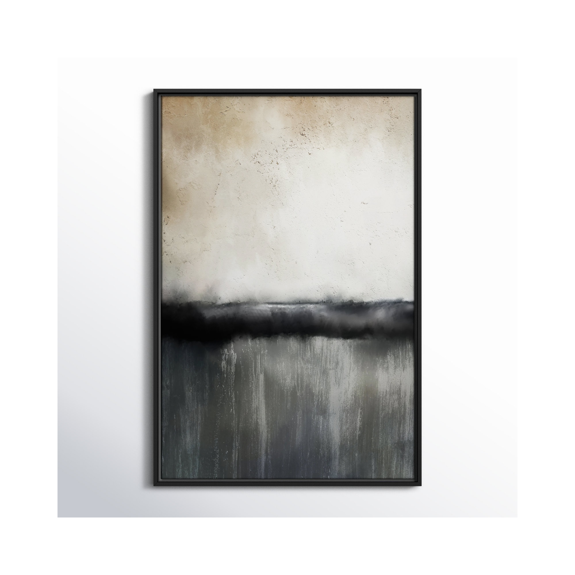 Sunset by Kimberly Allen Print, Picture Framed Canvas, Black, 61.5" H x 41.5" W