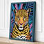 Bold Leopard Pop Art - Wrapped Canvas-145446845-145446794