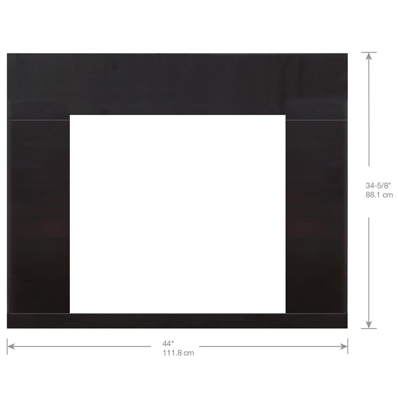 Ensemble de garniture Revillusion®, H 34,63 po x l 44 po x P 1,63 po