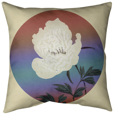 Insert de coussin décoratif de fleur japonaise