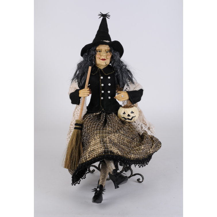 THE WIZARD OF OZ Wicked Witch Of The West Poseable Portrait Figure With  Hand-Painted Details