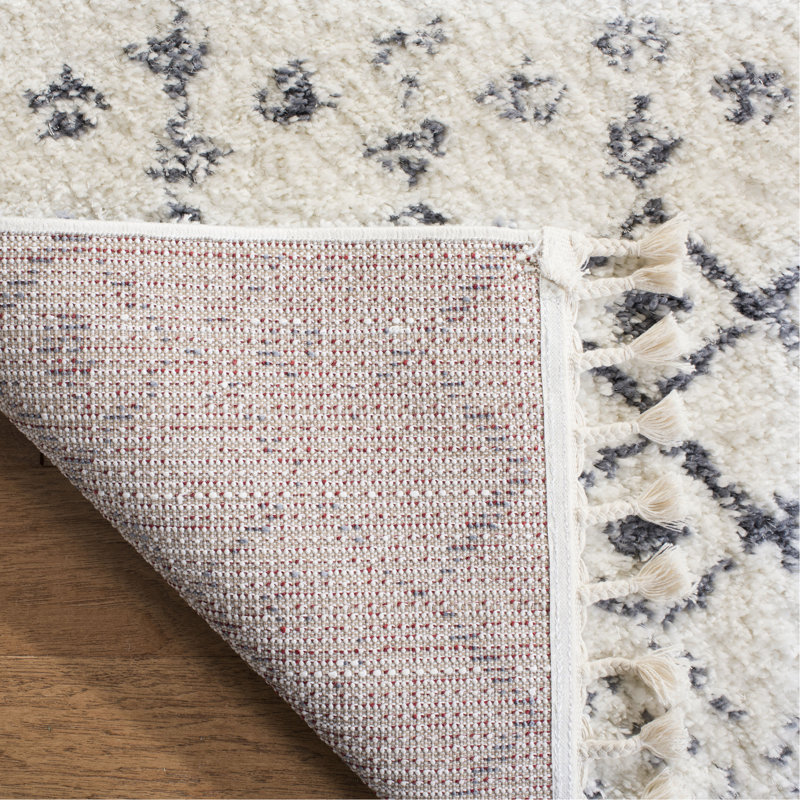 Triplett Fringe Shag Performance Geometric Rug, Rectangle 11' x 15'