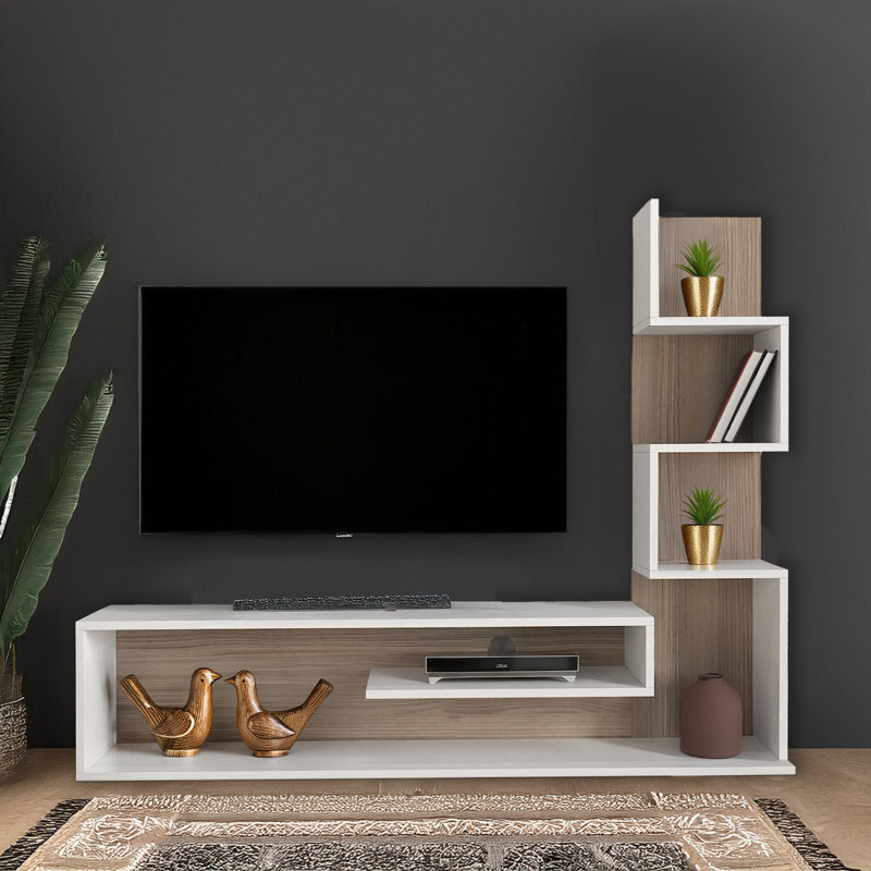 Meuble télé pour téléviseur de 60 po ou moins avec une base