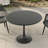 Liev Bistro 39" Round Dining Table for Indoors or Outdoors with Steel Top and Pedestal Base-91943536