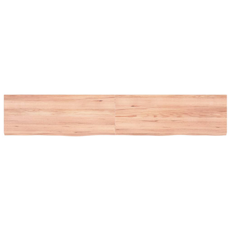 Averionna 160cm Solid Wood Bathroom Vanity Top, Light Brown