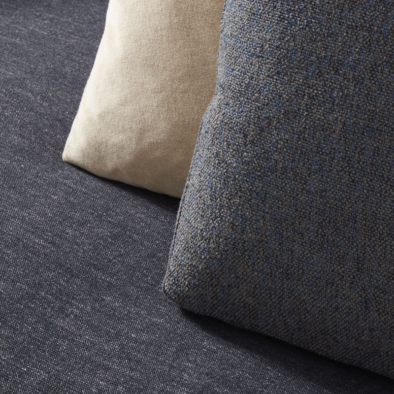 Hands Down Sofa, Tofte Navy Polyester Blend/Dark Gray