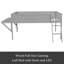 Lit mezzanine Wood Gaming-1338236240