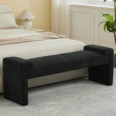 58.6" W Upholstered Bedroom Bench