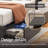 41.3'' Wings Headboard Bed Frame with 4 Under-bed Portable Storage Drawers and LED Light-1417703133-1417703131