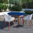 Heavy-Duty Multipurpose Round Patio Table Top Cover, Waterproof Outdoor UV-Resistant Table Cover