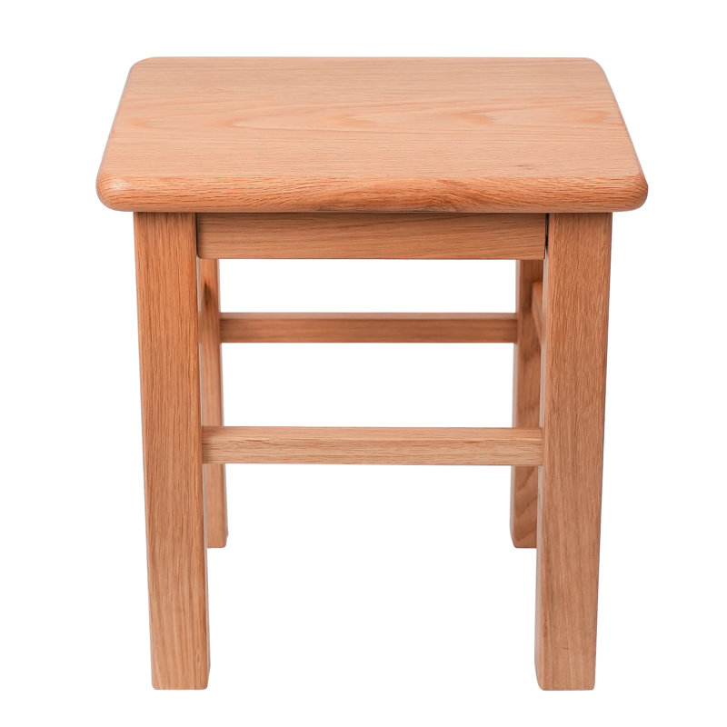 Tabouret à langer en bois de chêne massif pour adultes, 13 po