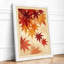 Autumn Leaves Adrift Botanical - Framed Print-1112876151-1112876148