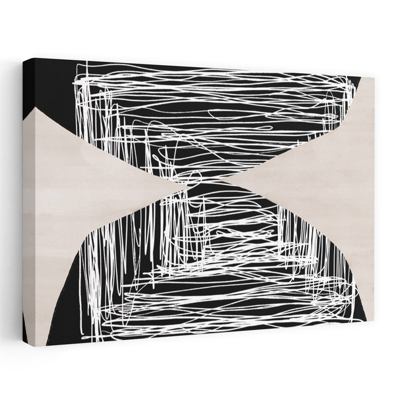 Art contemporain abstrait géométrique contemporain, H 24 po x l 36 po