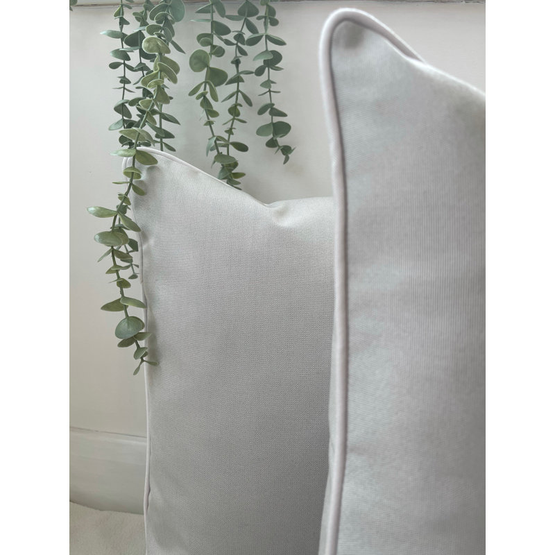 Abstract Square Cushion Cover, Grey