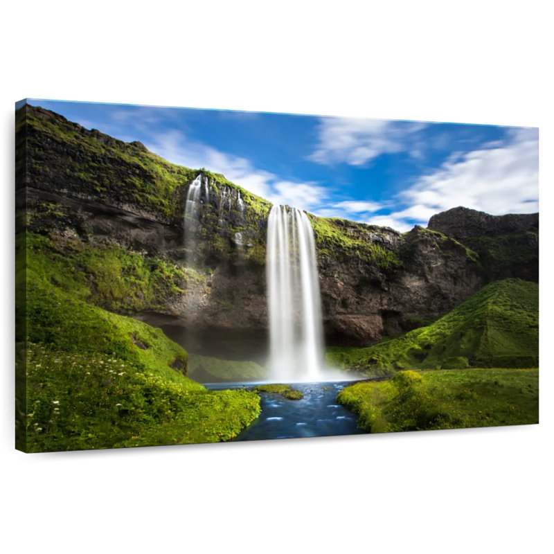 Alvord chassant les chutes d'eau, H 24 po x l 36 po