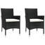 Isebrand 2 - Person Acacia Solid Wood Patio Dining Set Round Table with Cushions Included
