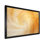 «Champagne Sunrise Spiral», art abstrait sur toile