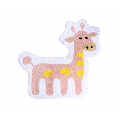 Kids Giraffe Animal Bath Rug