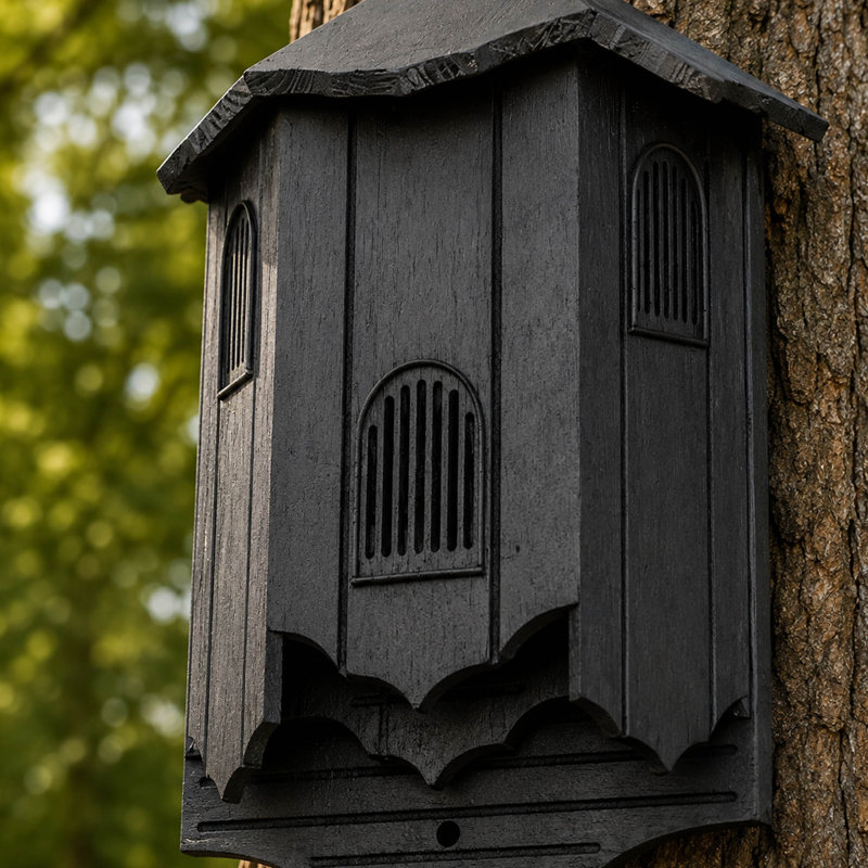 Abri de chauve-souris en bois 3 chambres