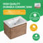 Ensemble de meuble-lavabo simple mural 24 "/ 28" avec lavabo en céramique-61123059-41261552