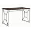 Bureau en aggloméré / chrome Martha