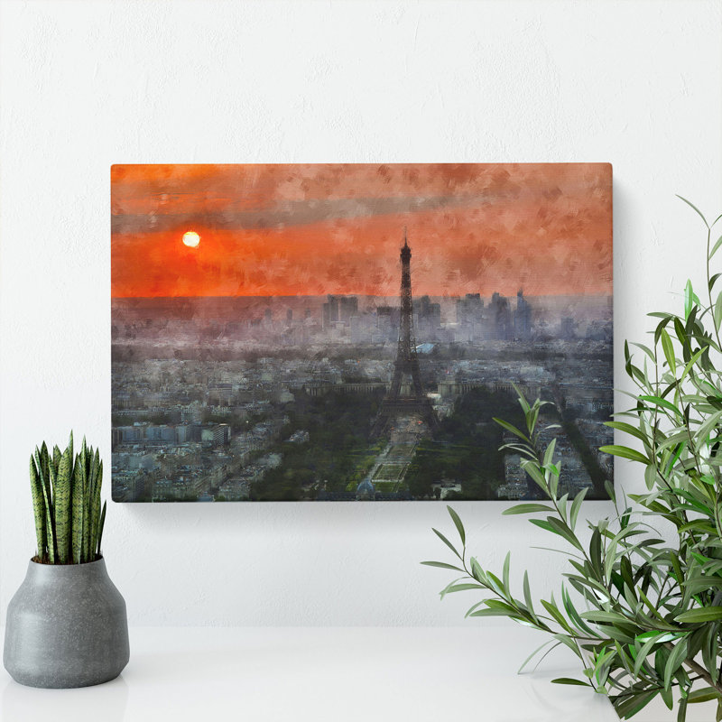 Eiffel Tower Vol.8 - Wrapped Canvas Print, 35cm H x 50cm W x 3cm D
