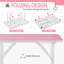 159cm H x 91cm W x 61cm D Adjustable and Foldable Dog Folding Grooming Table-156159435