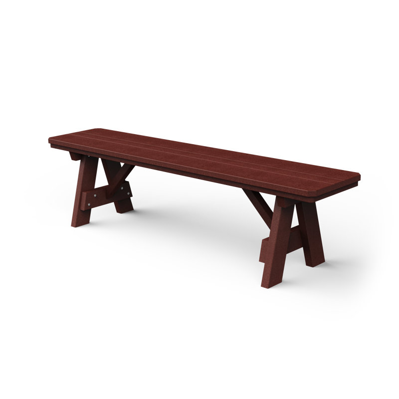 Banc de jardin en plastique, Bois de cerisier