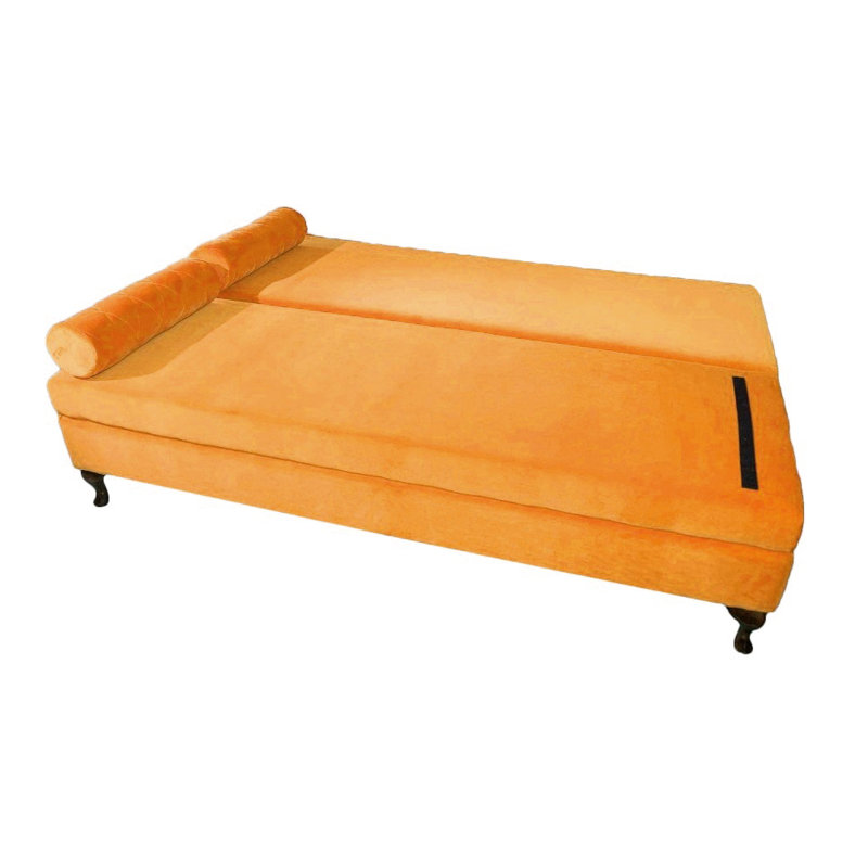 Modern 3 Seater Sleeper, Orange