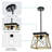 Pricopa Dimmable Square / Rectangle Chandelier