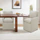 Alayaa Performance Upholstered Armchair with Casters