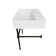 Cheviot Products Nuo 2 17.375'' Rectangular Bathroom Sink with Overflow