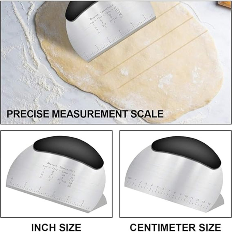 Kitchen Gizmos Stainless Steel Bench Scraper