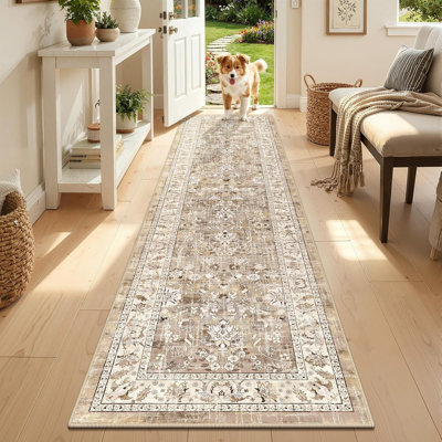  Tapis de cuisine rétro antidérapant 2 pi x 8 pi