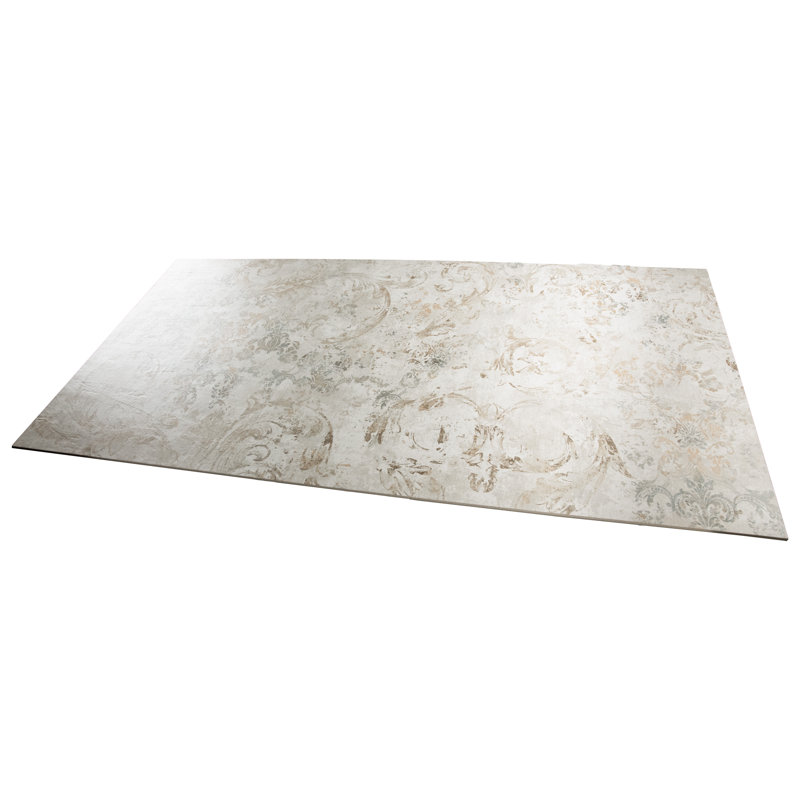 Pictura 23-1/2 In. X 47 In. Porcelain Floor And Wall Tile, White/Beige
